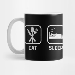 Eat Sleep Do Taxes Repeat Accounting Funny Accountant CPA Mug